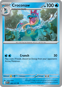 Croconaw (Energy Symbol Pattern) (42) - ME Ascended Heroes Reverse Holofoil