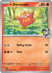 N's Darumaka (Energy Symbol Pattern) (32) - ME Ascended Heroes Reverse Holofoil