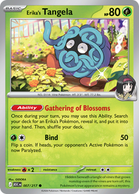 Erika's Tangela (Energy Symbol Pattern) (7/217) - ME Ascended Heroes Reverse Holofoil