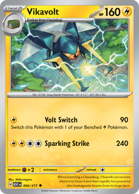 Vikavolt (Quick Ball) (66/217) - ME Ascended Heroes Reverse Holofoil