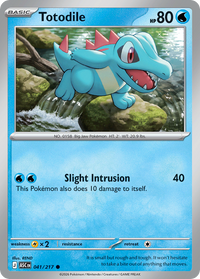 Totodile (Cosmos Holo) (41) - Miscellaneous Cards & Products Holofoil
