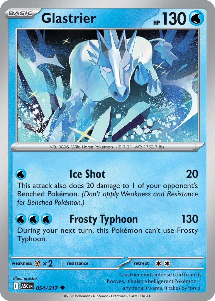 Glastrier (Energy Symbol Pattern) (54) - ME Ascended Heroes Reverse Holofoil
