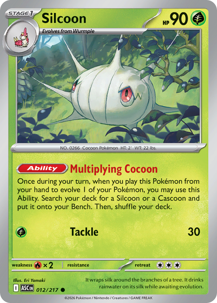 Silcoon (Energy Symbol Pattern) (12) - ME Ascended Heroes Reverse Holofoil