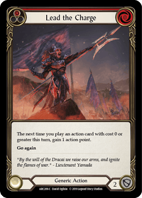 Lead the Charge (Red) [ARC209-C] (Arcane Rising) 1st Edition Normal - POKÉ JEUX