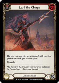Lead the Charge (Red) [U-ARC209] (Arcane Rising Unlimited) Unlimited Normal - POKÉ JEUX