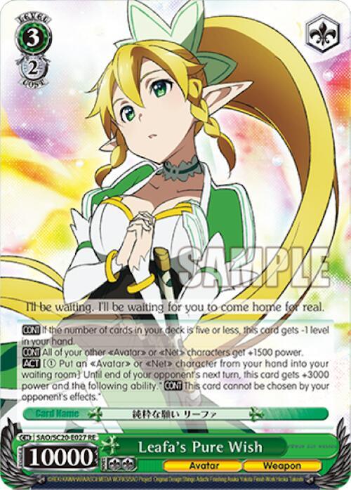 Leafa's Pure Wish [Sword Art Online Chronicle Set] - POKÉ JEUX