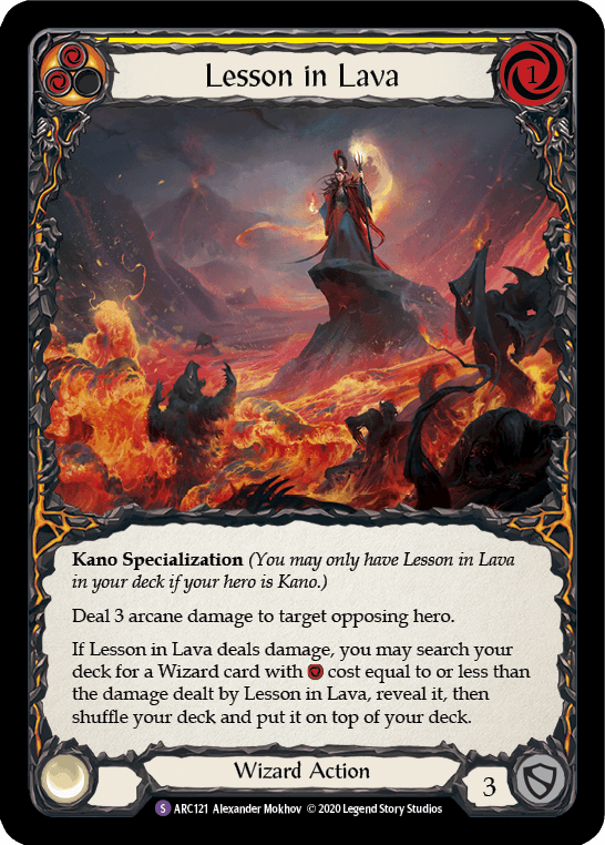 Lesson in Lava [U-ARC121] (Arcane Rising Unlimited) Unlimited Normal - POKÉ JEUX