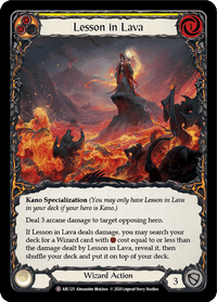 Lesson in Lava [U-ARC121] (Arcane Rising Unlimited) Unlimited Normal - POKÉ JEUX