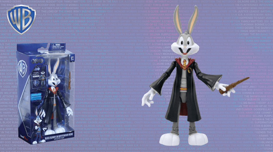Looney Tunes X Harry Potter WB100 Bugs Bunny in Harry Potter Outfit - POKÉ JEUX