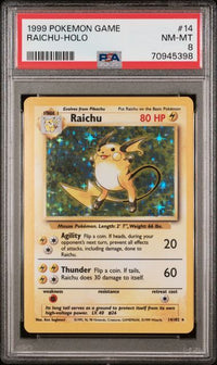 RAICHU #14 PSA 8 Cert #70945398
