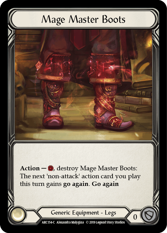 Mage Master Boots [ARC154-C] (Arcane Rising) 1st Edition Normal - POKÉ JEUX