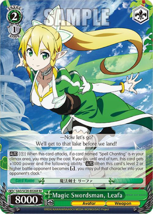 Magic Swordsman, Leafa (RRR) [Sword Art Online Chronicle Set] - POKÉ JEUX