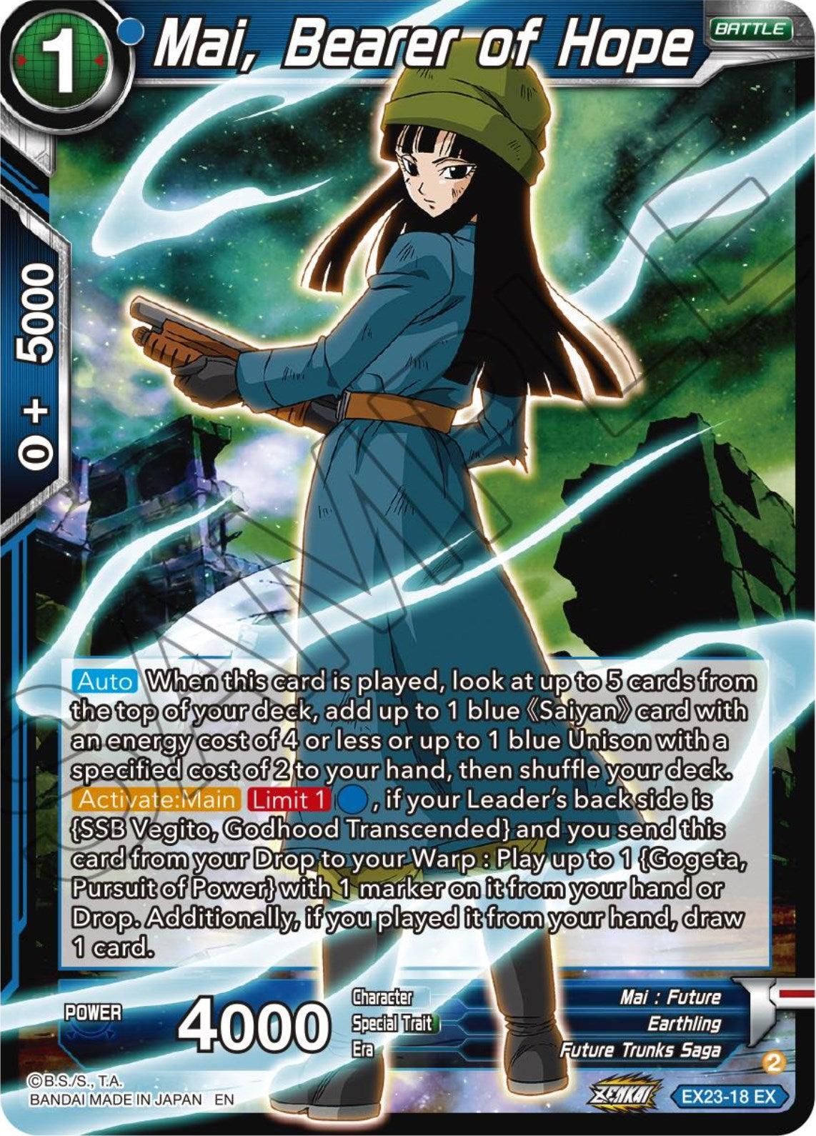 Mai, Bearer of Hope (EX23-18) [Premium Anniversary Box 2023] - POKÉ JEUX