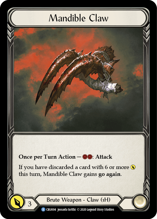 Mandible Claw [CRU004] (Crucible of War) 1st Edition Normal - POKÉ JEUX