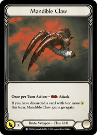 Mandible Claw [CRU004] (Crucible of War) 1st Edition Normal - POKÉ JEUX