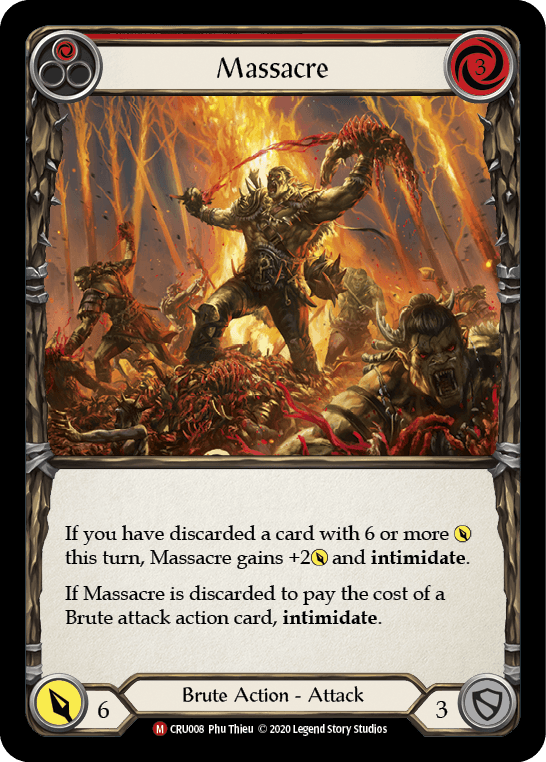 Massacre [CRU008] (Crucible of War) 1st Edition Normal - POKÉ JEUX