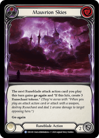 Mauvrion Skies (Red) [CRU145] (Crucible of War) 1st Edition Normal - POKÉ JEUX