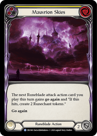 Mauvrion Skies (Yellow) [CRU146] (Crucible of War) 1st Edition Rainbow Foil - POKÉ JEUX