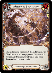 Meganetic Shockwave [CRU103] (Crucible of War) 1st Edition Rainbow Foil - POKÉ JEUX