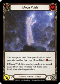 Moon Wish (Red) [ARC185-C] (Arcane Rising) 1st Edition Rainbow Foil - POKÉ JEUX
