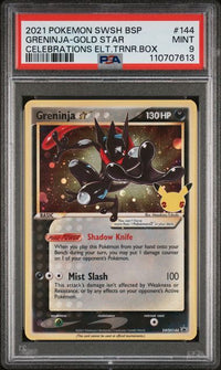 GRENINJA-GOLD STAR #144 PSA 9 Cert #110707613