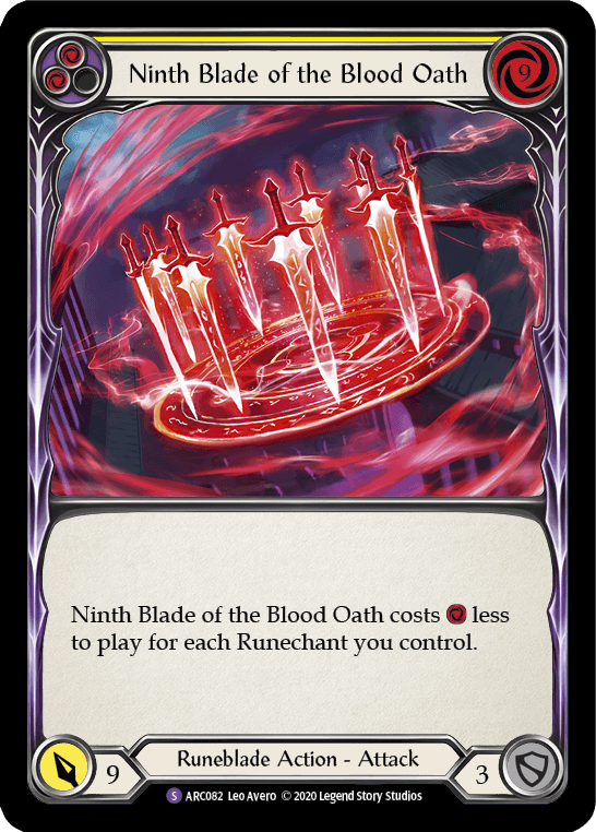 Ninth Blade of the Blood Oath [U-ARC082] (Arcane Rising Unlimited) Unlimited Normal - POKÉ JEUX