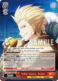 Noble Stance, Archer [Fate/Zero Chronicle Set] - POKÉ JEUX