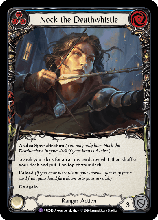 Nock the Deathwhistle [U-ARC046] (Arcane Rising Unlimited) Unlimited Rainbow Foil - POKÉ JEUX