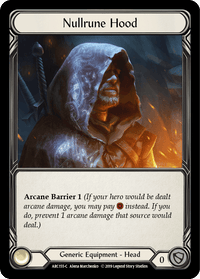 Nullrune Hood [ARC155-C] (Arcane Rising) 1st Edition Normal - POKÉ JEUX