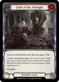 Oath of the Arknight (Red) [U-ARC091] (Arcane Rising Unlimited) Unlimited Rainbow Foil - POKÉ JEUX
