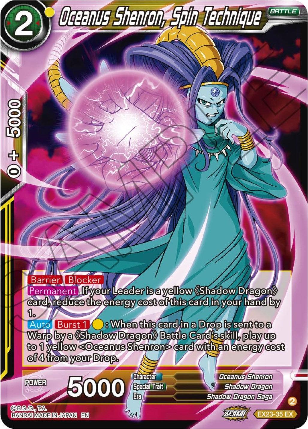 Oceanus Shenron, Spin Technique (EX23-35) [Ultimate Deck 2023] - POKÉ JEUX