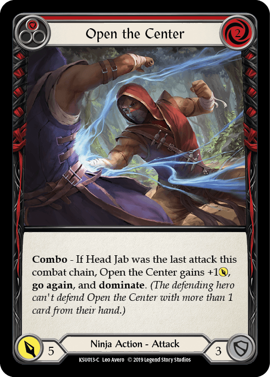 Open the Center (Red) [KSU013-C] (Katsu Hero Deck) 1st Edition Normal - POKÉ JEUX