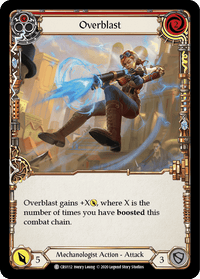 Overblast (Red) [CRU112] (Crucible of War) 1st Edition Normal - POKÉ JEUX