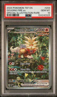 2024 POKEMON TEMPORAL FORCES #204 GOUGING FIRE EX SPECIAL ILLUSTRATION RARE #104240325
