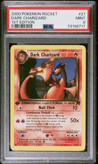 DARK CHARIZARD #21 1st Edition PSA 9 Cert #73198717