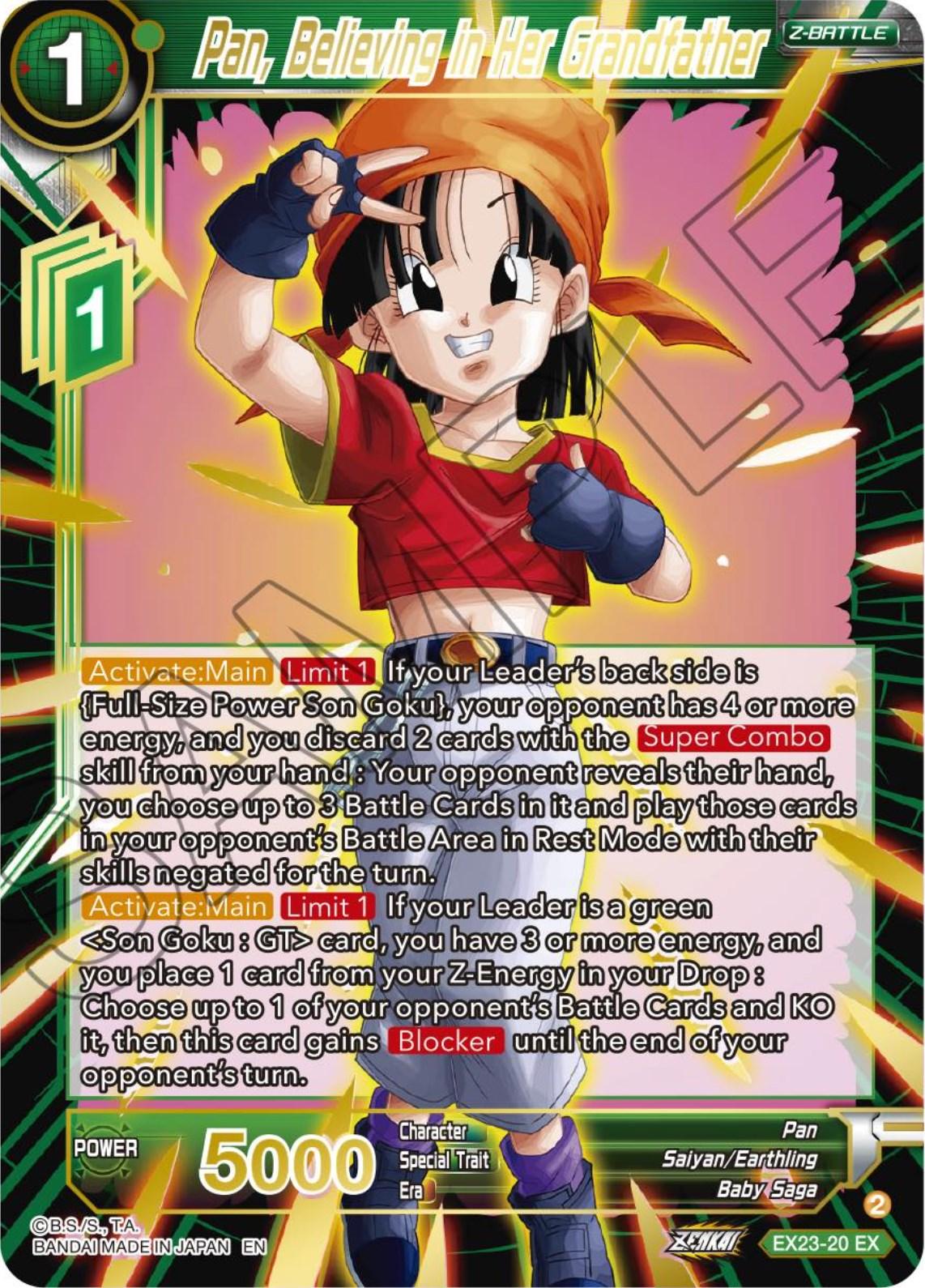 Pan, Believing in Her Grandfather (EX23-20) [Premium Anniversary Box 2023] - POKÉ JEUX