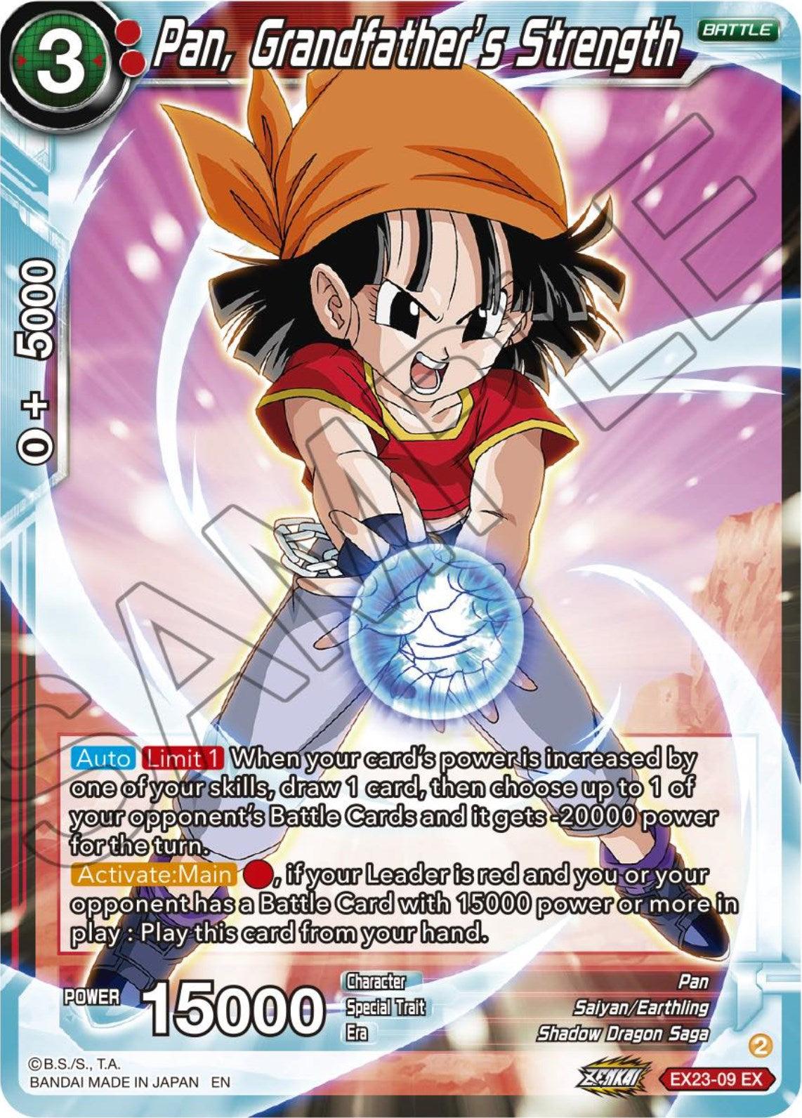 Pan, Grandfather's Strength (EX23-09) [Premium Anniversary Box 2023] - POKÉ JEUX