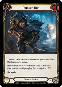Plunder Run (Yellow) [ARC171-R] (Arcane Rising) 1st Edition Normal - POKÉ JEUX