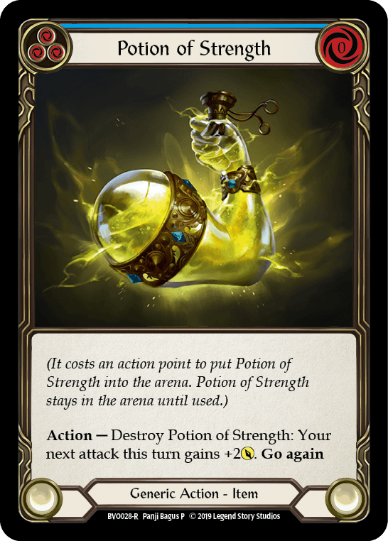 Potion of Strength [BVO028-R] (Bravo Hero Deck) 1st Edition Normal - POKÉ JEUX