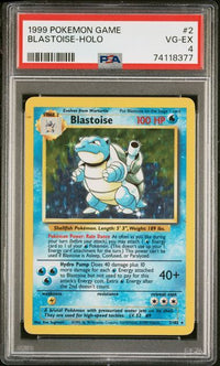 BLASTOISE #2 PSA 4 Cert #74118377