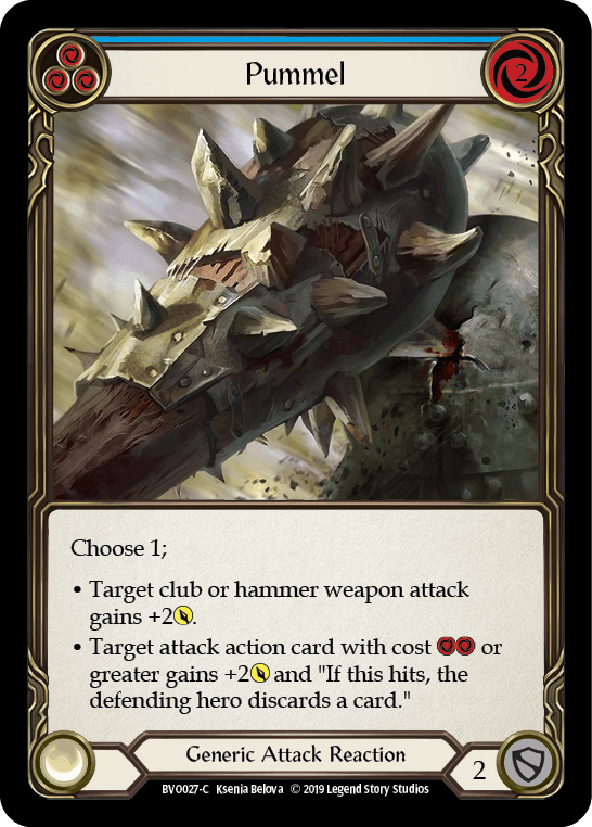 Pummel (Blue) [BVO027-C] (Bravo Hero Deck) 1st Edition Normal - POKÉ JEUX