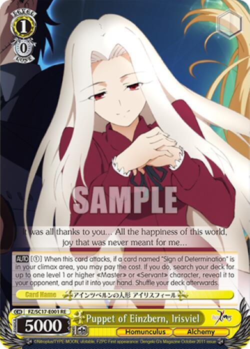 Puppet of Einzbern, Irisviel [Fate/Zero Chronicle Set] - POKÉ JEUX