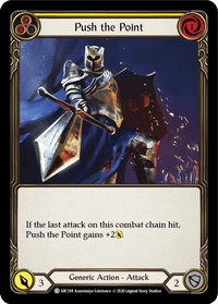 Push the Point (Yellow) [U-ARC189] (Arcane Rising Unlimited) Unlimited Rainbow Foil - POKÉ JEUX