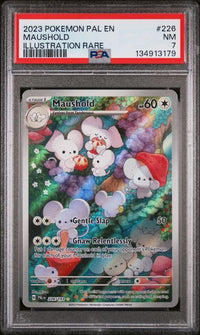 2023 POKEMON PAL EN-PALDEA EVOLVED #226 MAUSHOLD ILLUSTRATION RARE PSA 7 #134913179