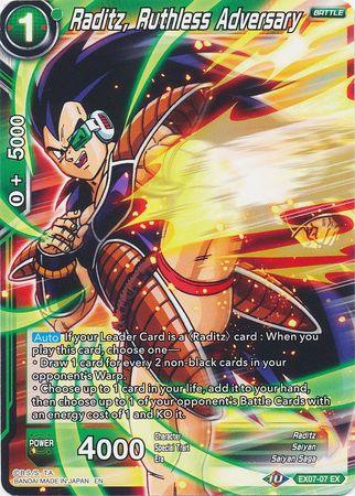Raditz, Ruthless Adversary (EX07-07) [Magnificent Collection Fusion Hero] - POKÉ JEUX