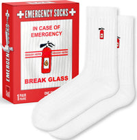 IN CASE OF EMERGENCY SOCKS 6PC CDU (Special Order)