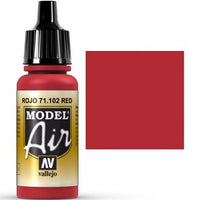 VALLEJO: MODEL AIR RED (17ML) (Special Order)