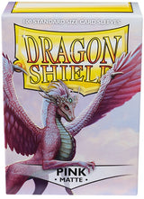 DRAGON SHIELD SLEEVES MATTE PINK 100CT (Special Order)