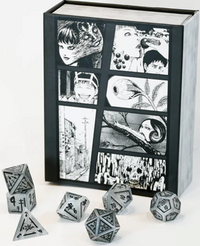 JUNJI ITO GREY CAT'S EYE STONE DICE SET (Pre-Order)