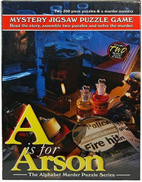 MYSTERY JIGSAW PUZZLE - A IS FOR ARSON PUZZLE (Special Order)